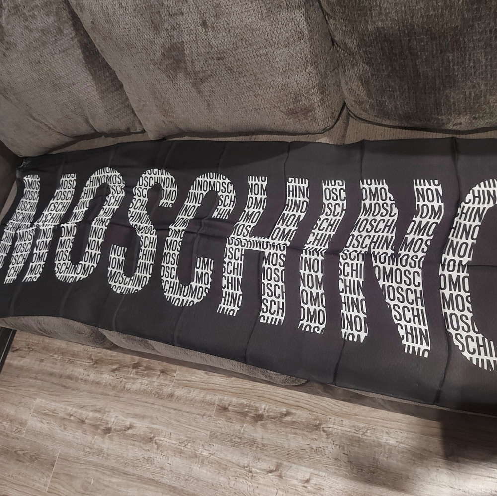 Moschino Large Silk Scarf 70x180